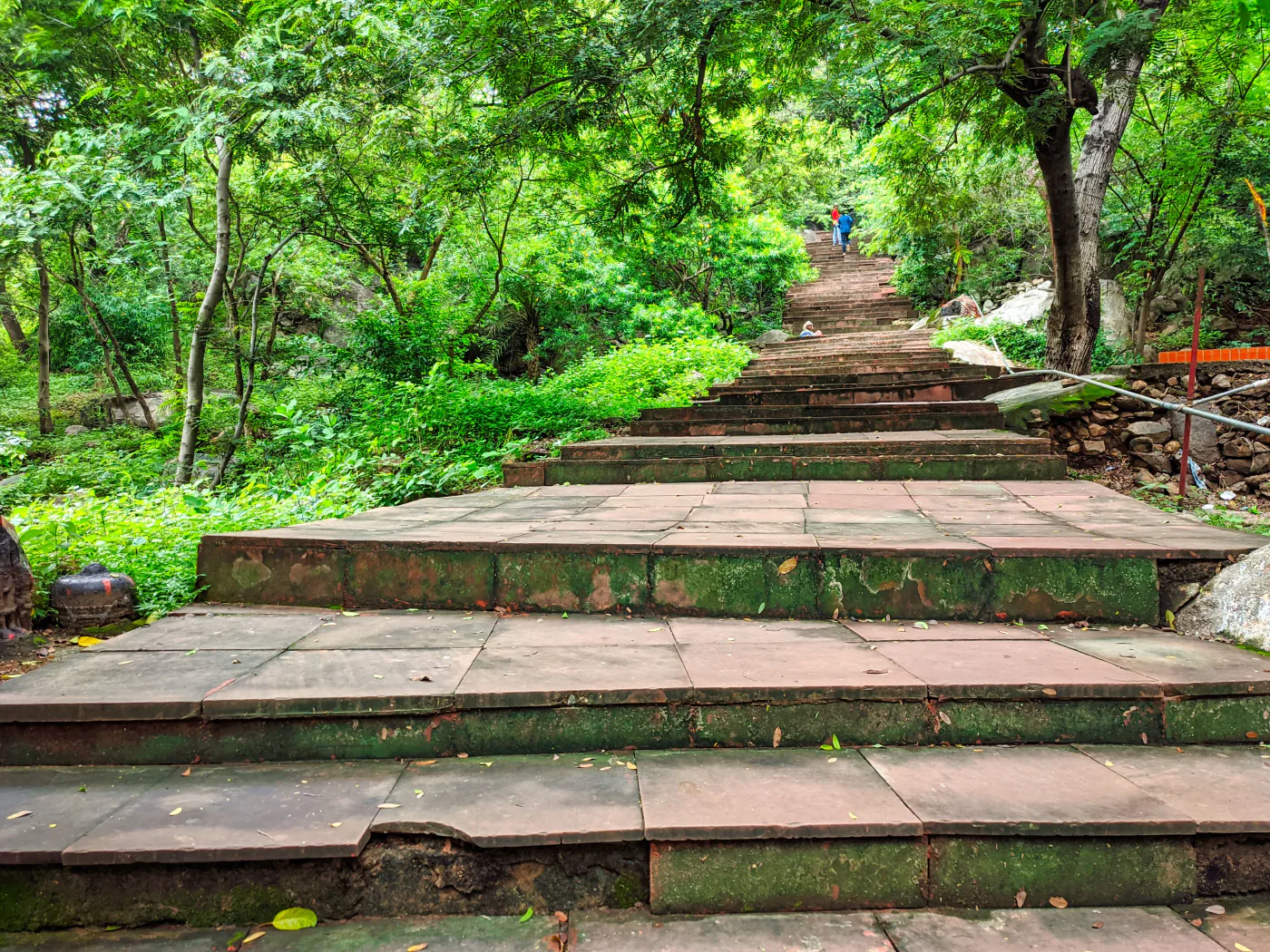 Stone steps on the approach to Pretshila in Gaya