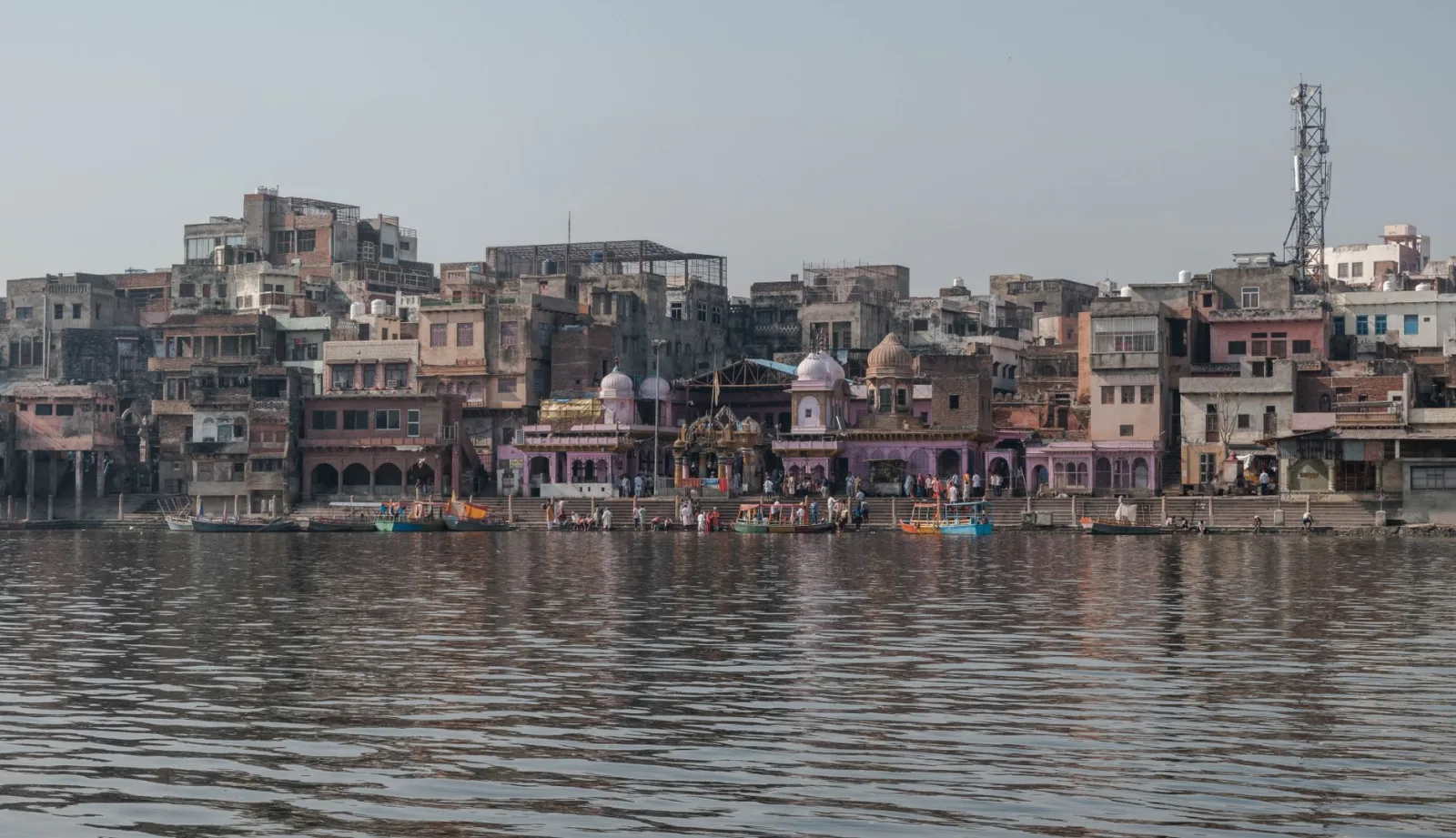 The Yamuna riverfront at Mathura