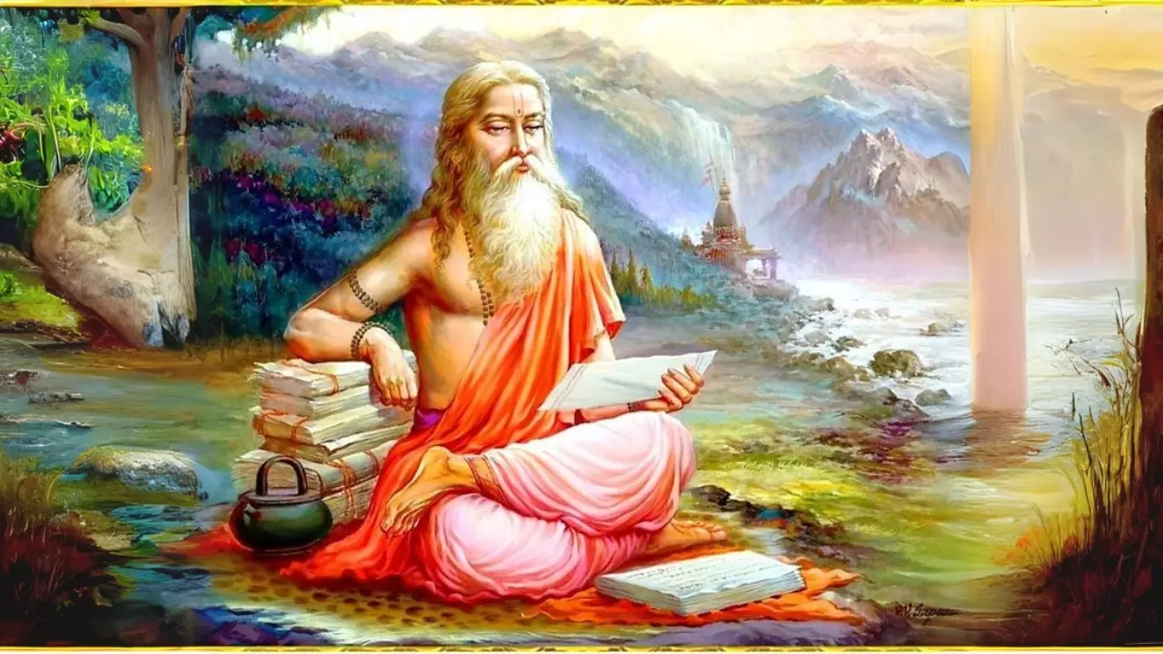 image of a Rishi finding a dates in vedas - regional Pitrupaksha dates